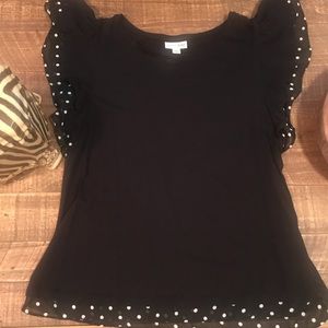 Cute Black Summer Blouse.